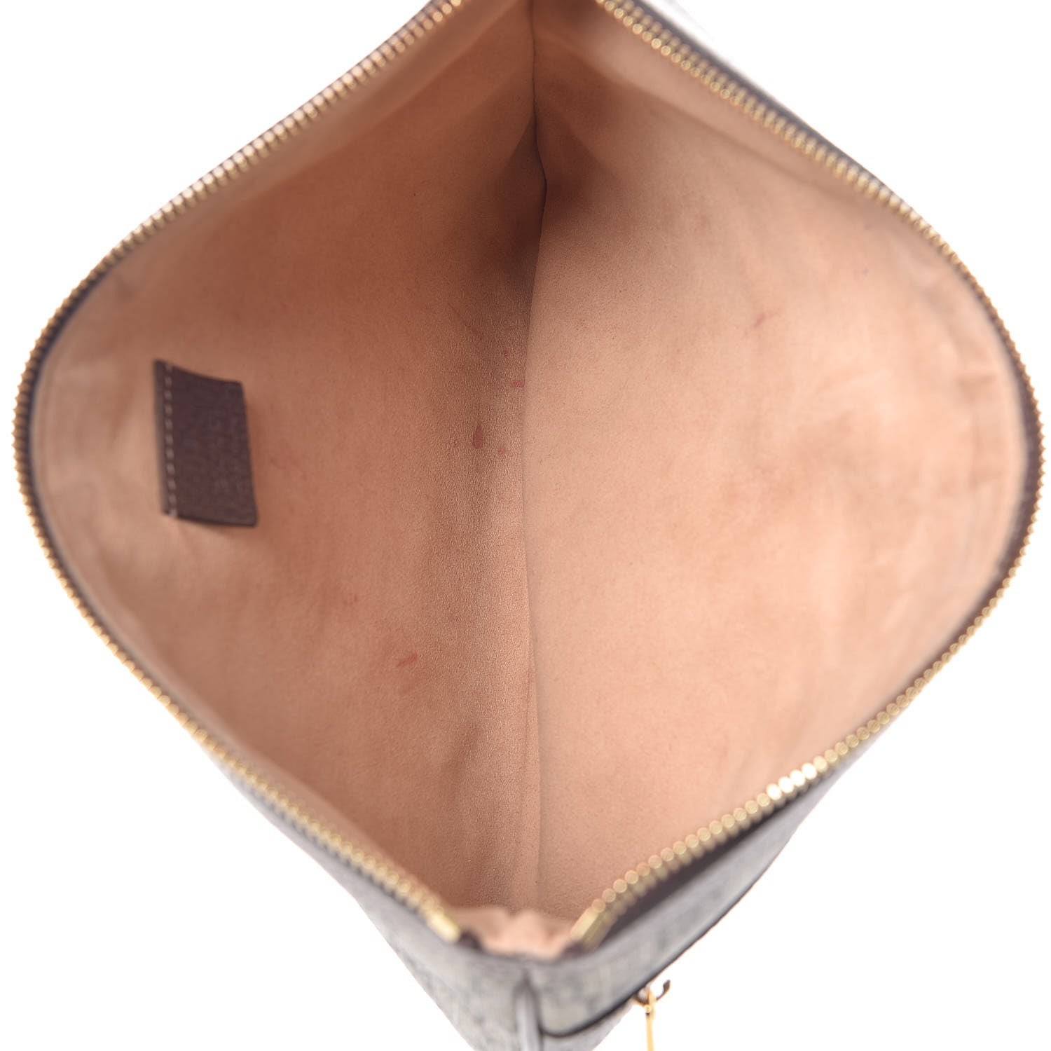 Gucci GG Supreme Monogram Large Ophidia Pouch Clutch Brown 5 of 11