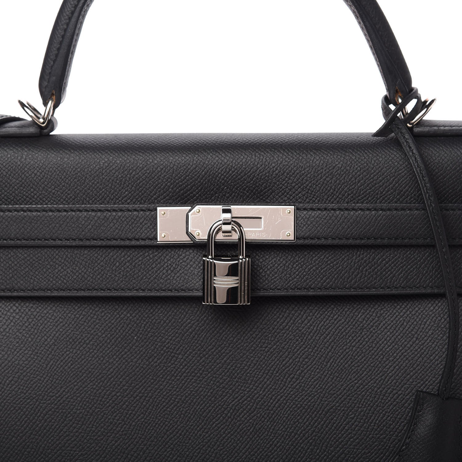 Hermes Epsom Kelly Sellier 32 Black 10 of 11