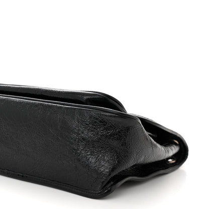Saint Laurent Crinkled Calfskin Matelasse Monogram Medium Niki Chain Satchel Black 10 of 10