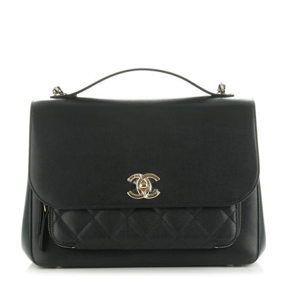 Chanel Caviar Quilted Large Business Affinity Flap Black 1 of 7