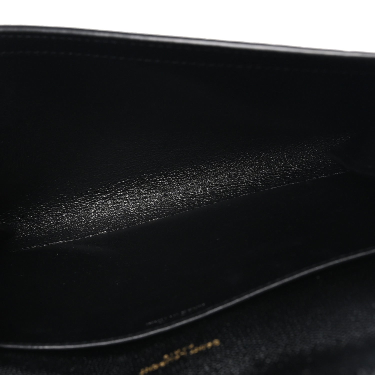 Saint Laurent Grain de Poudre Uptown Chain Wallet Black 5 of 10