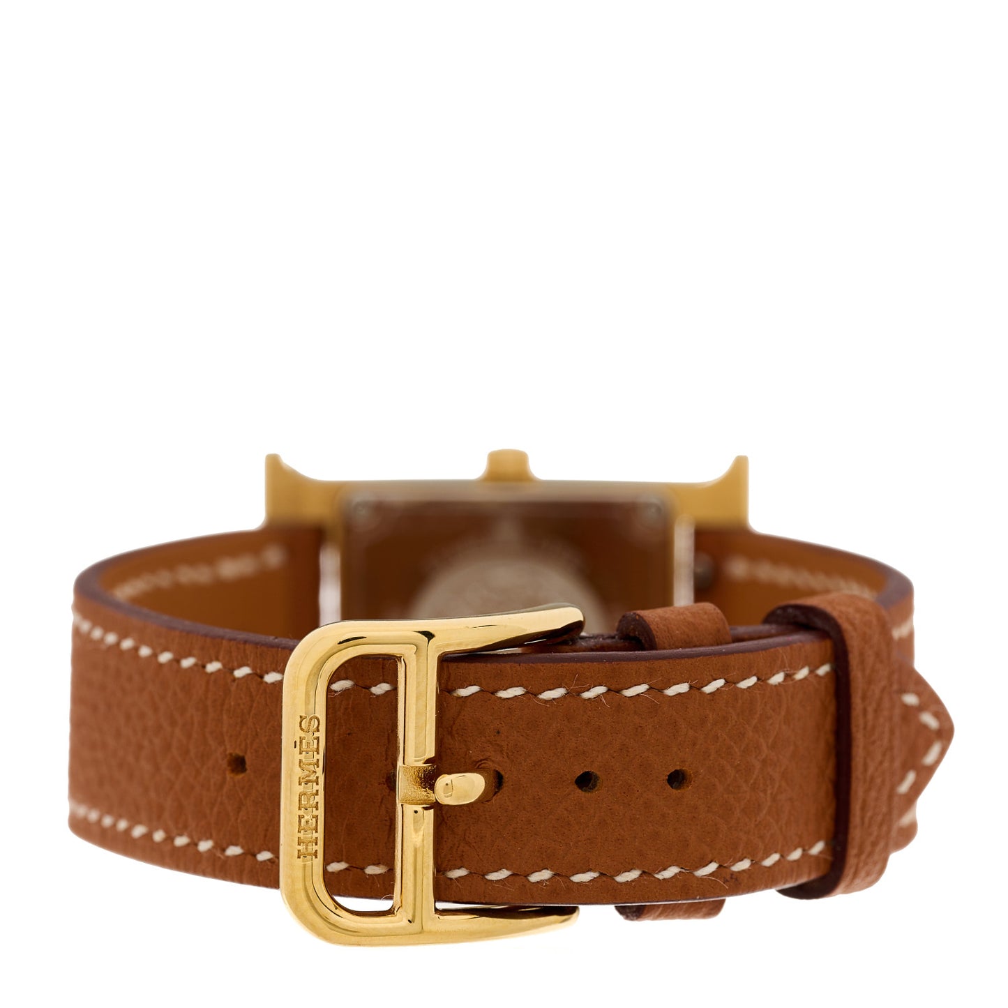 Stainless Steel Epsom 21mm Heure H Hour Quartz Watch Gold