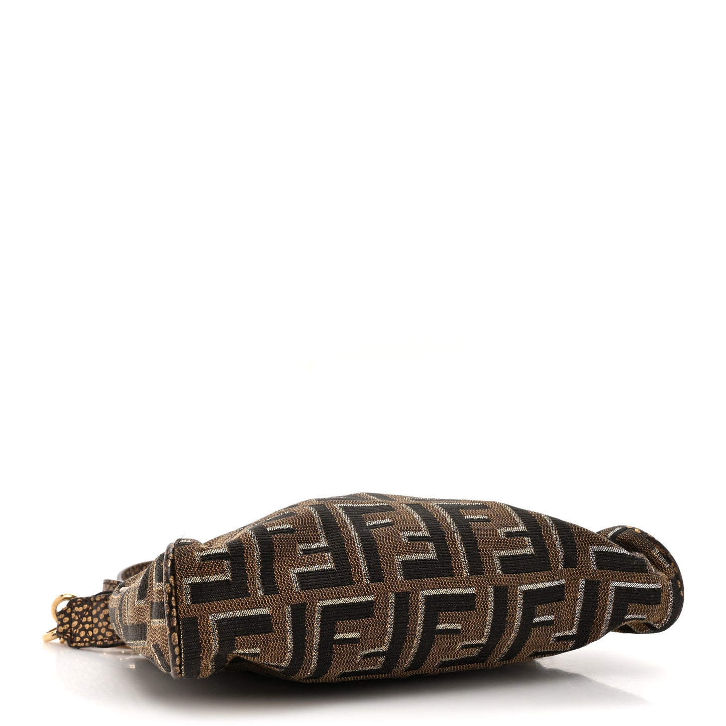 Zucca Vitello Elite Mini Pouch Crossbody Tobacco Gold