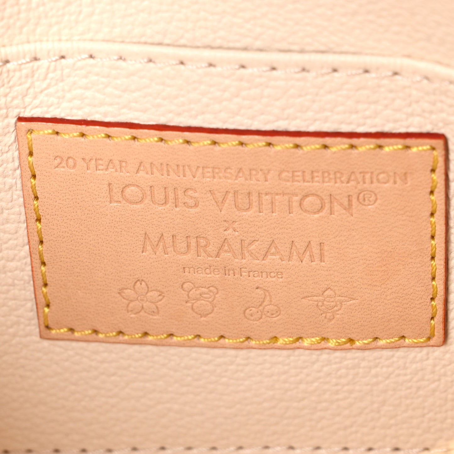 LV x TM Monogram Multicolor Cosmetic Pouch PM White