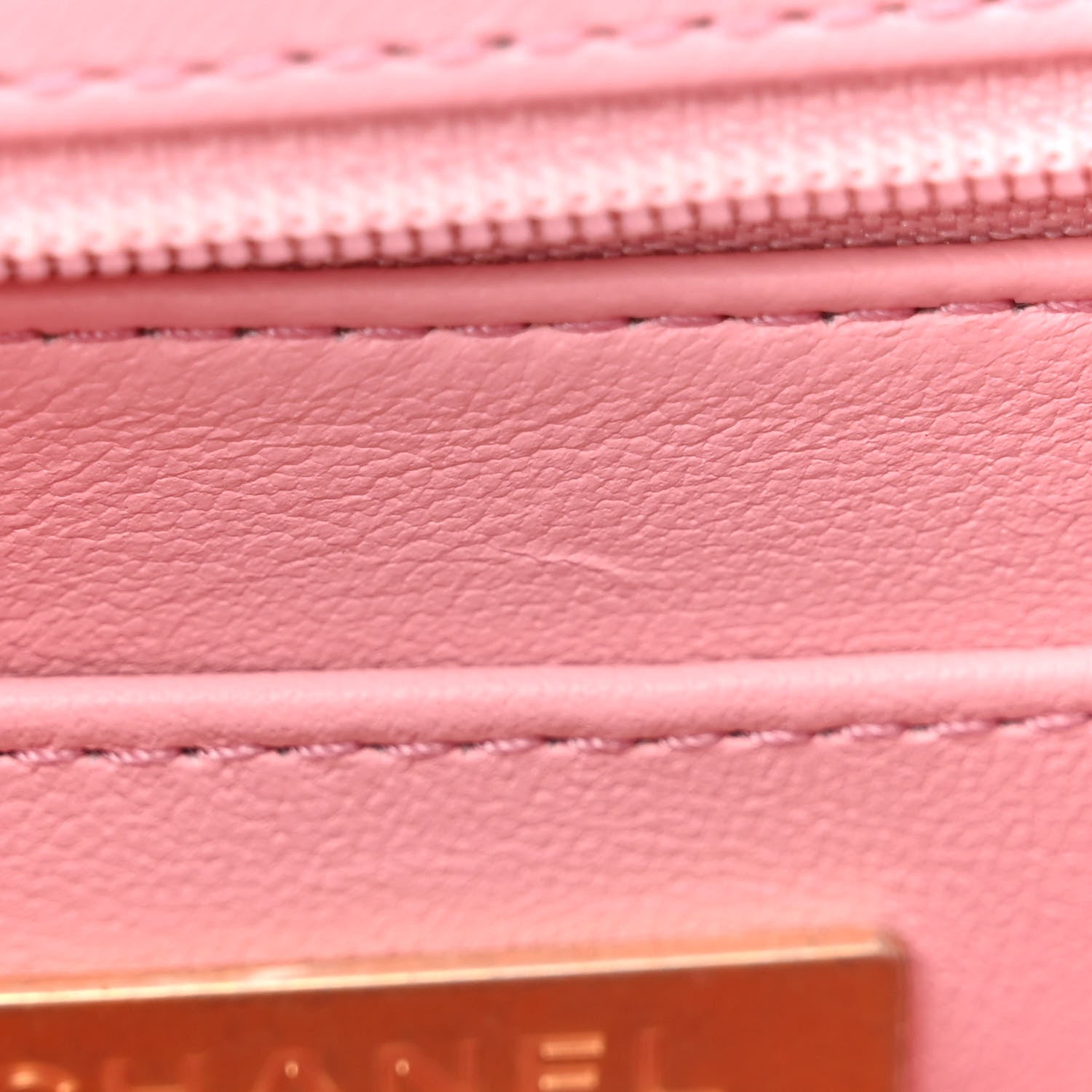 Chanel Tweed Handle Crush Top Handle Flap Bag Pink Ecru 14 of 14