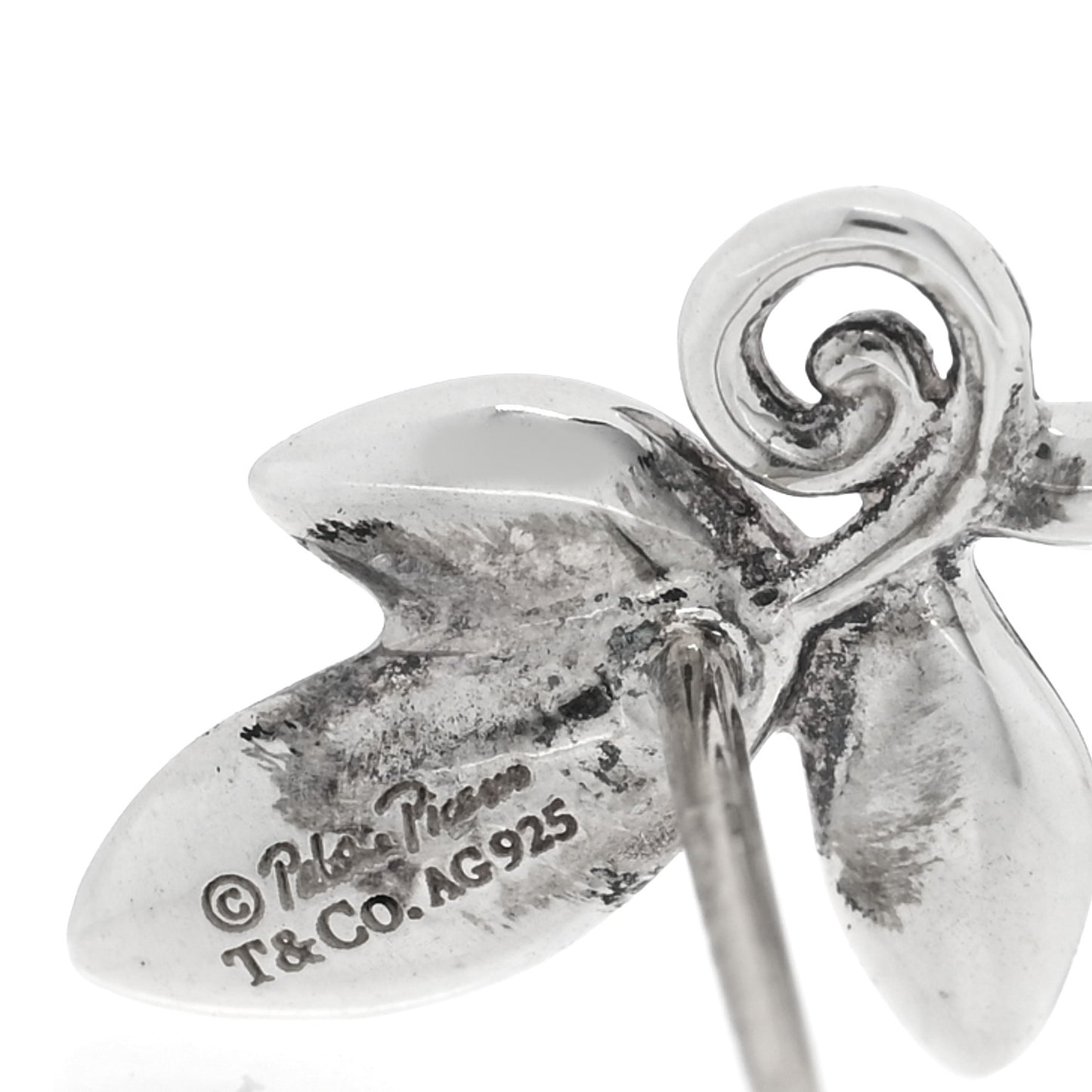 Sterling Silver Paloma Picasso Olive Leaf Earrings