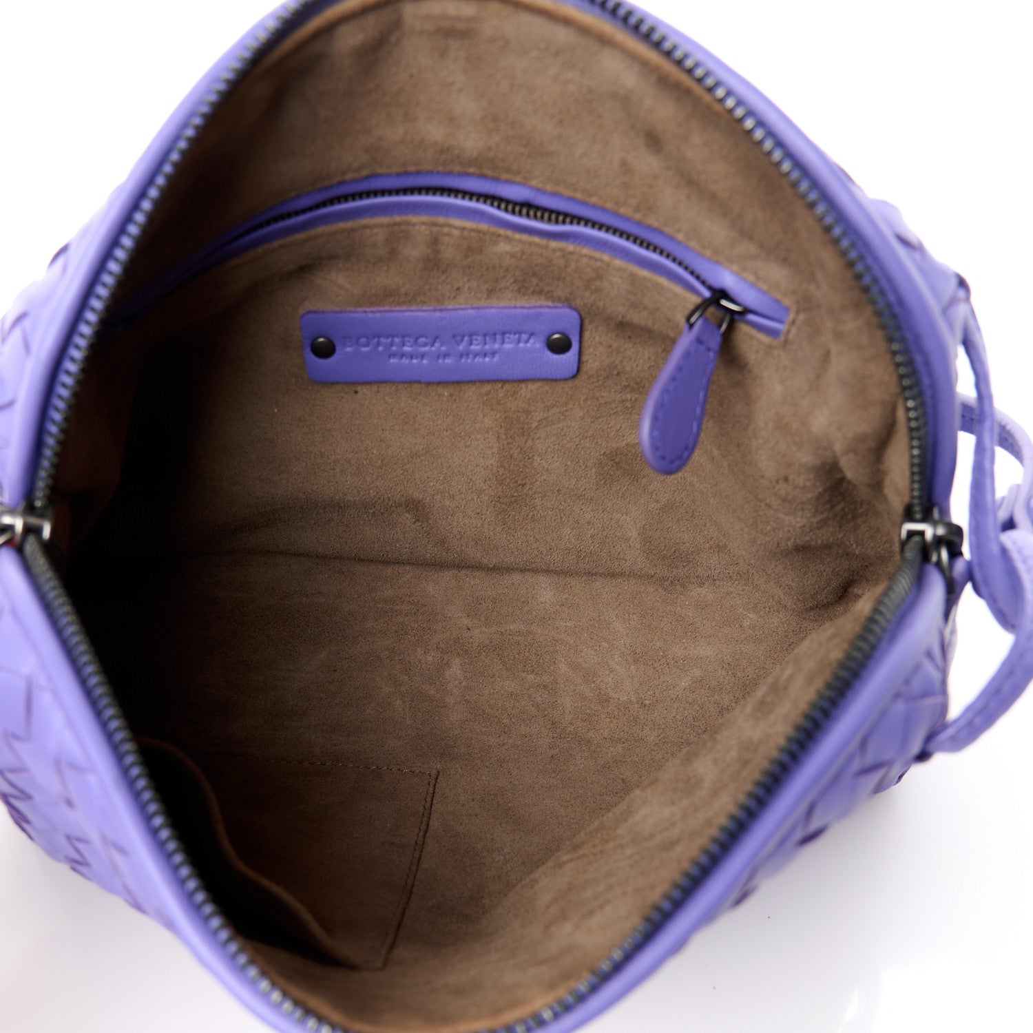 Bottega Veneta Nappa Intrecciato Nodini Crossbody Messenger Lavender 5 of 12