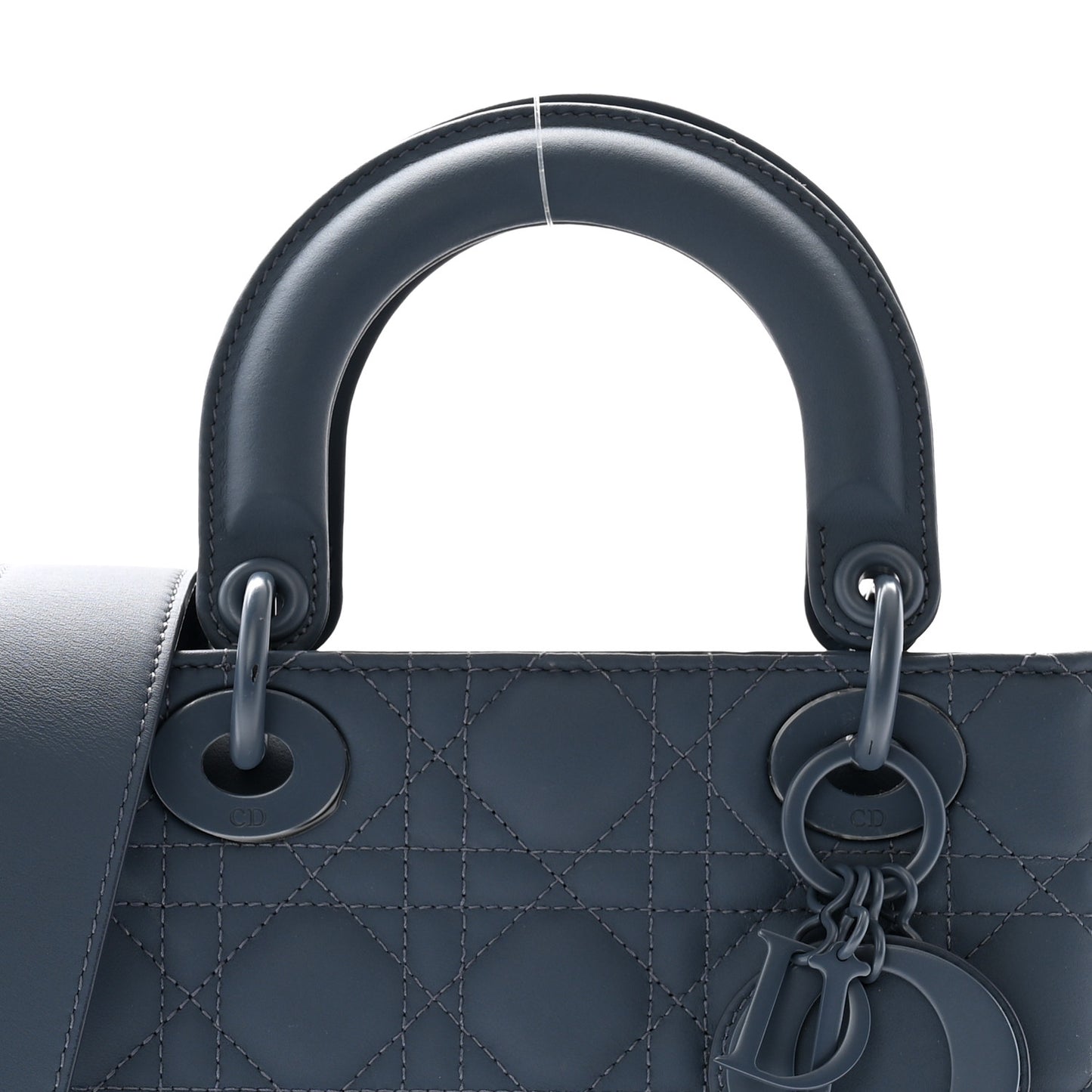 Ultra Matte Calfskin Cannage Small My ABCDior Lady Dior Dark Denim Blue