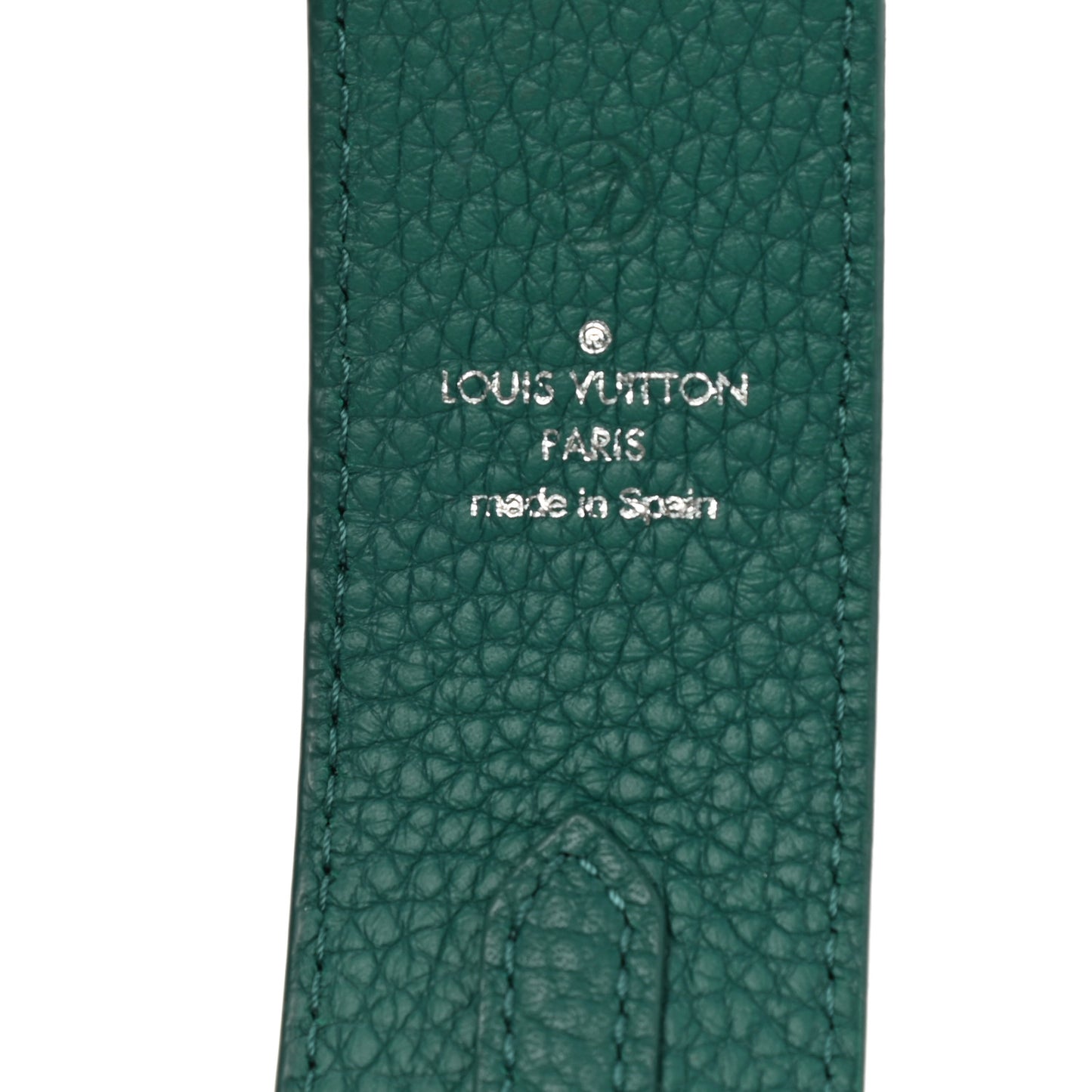 Taurillon Bandouliere Shoulder Strap Emerald