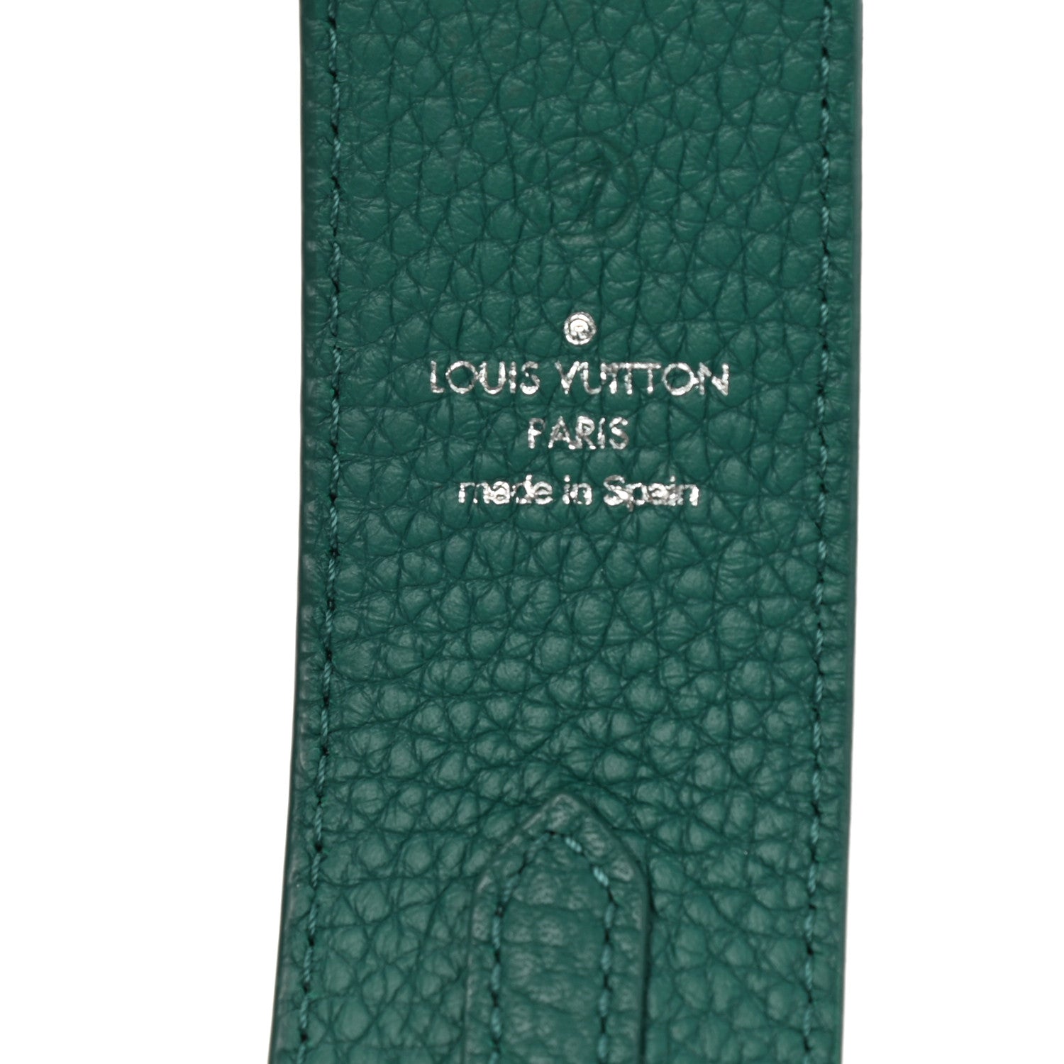 Louis Vuitton Taurillon Bandouliere Shoulder Strap Emerald 3 of 4