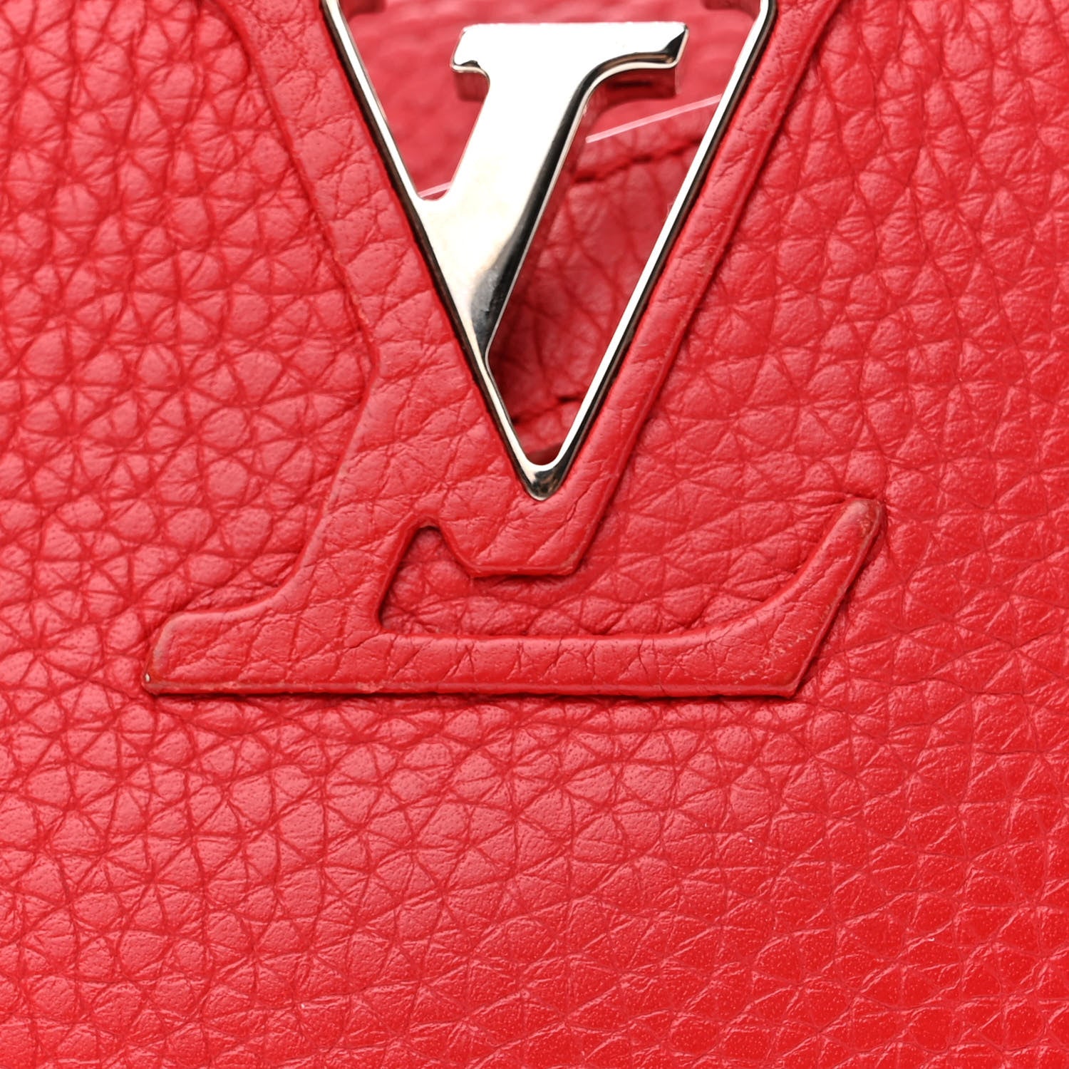 Louis Vuitton Taurillon Snakeskin Capucines BB Rubis 11 of 18