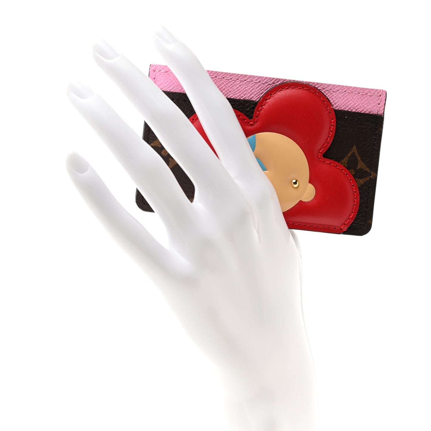 Monogram Vivienne Card Holder Pale Pink