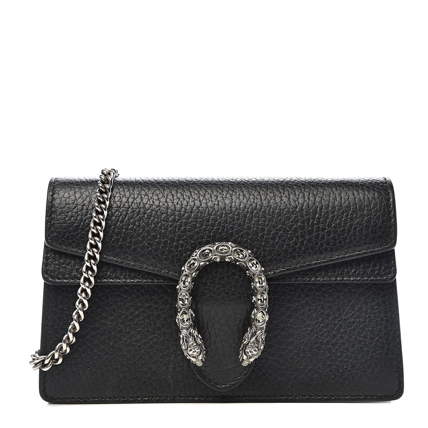 Calfskin Super Mini Dionysus Shoulder Bag Black