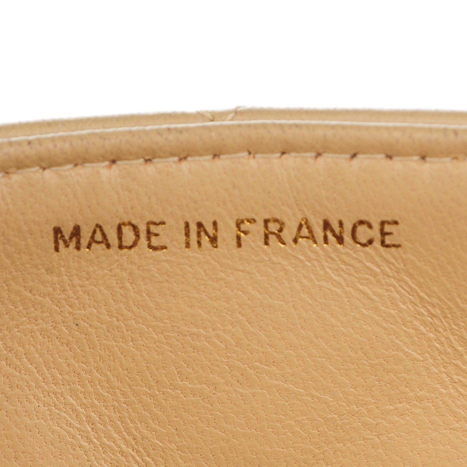 Chanel Lambskin Quilted Small Single Flap Beige 8 of 10