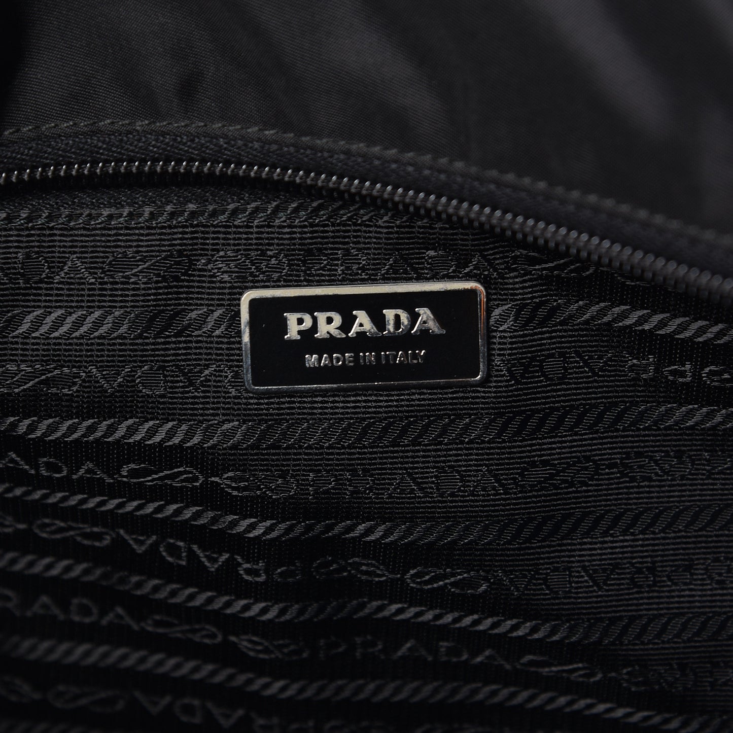 Nylon Metal Grommet Bag Black