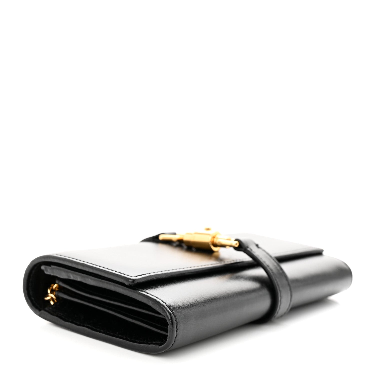 Gucci Calfskin Jackie 1961 Chain Wallet Black 9 of 11