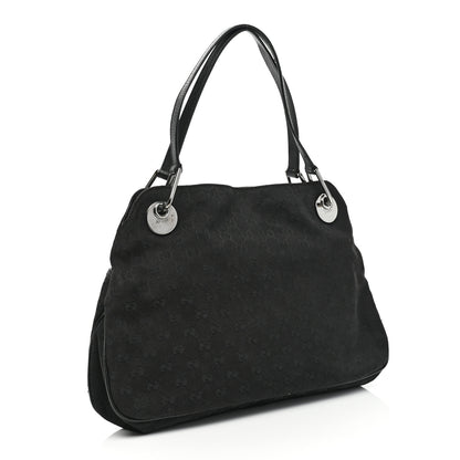 Gucci Monogram Medium Eclipse Shoulder Bag Black 2 of 8