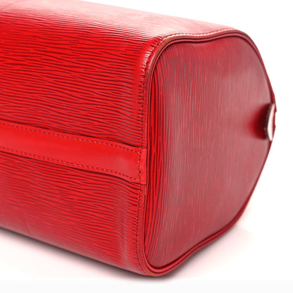 Louis Vuitton Epi Speedy 25 Rouge 8 of 12