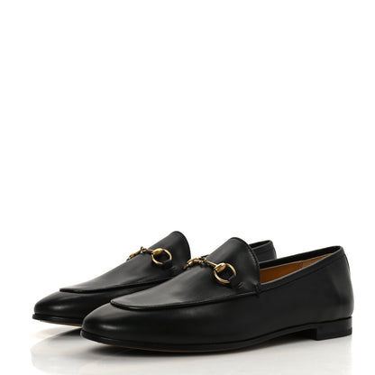 Gucci Calfskin Womens Jordaan Loafers 39 Black 3 of 7