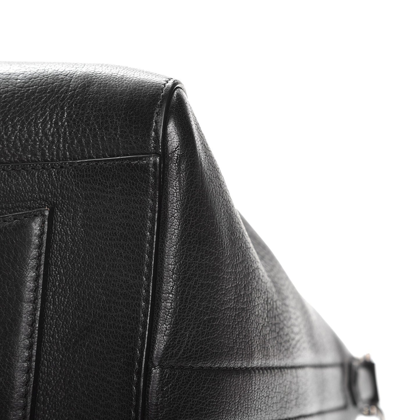 Sugar Goatskin Large Antigona Black