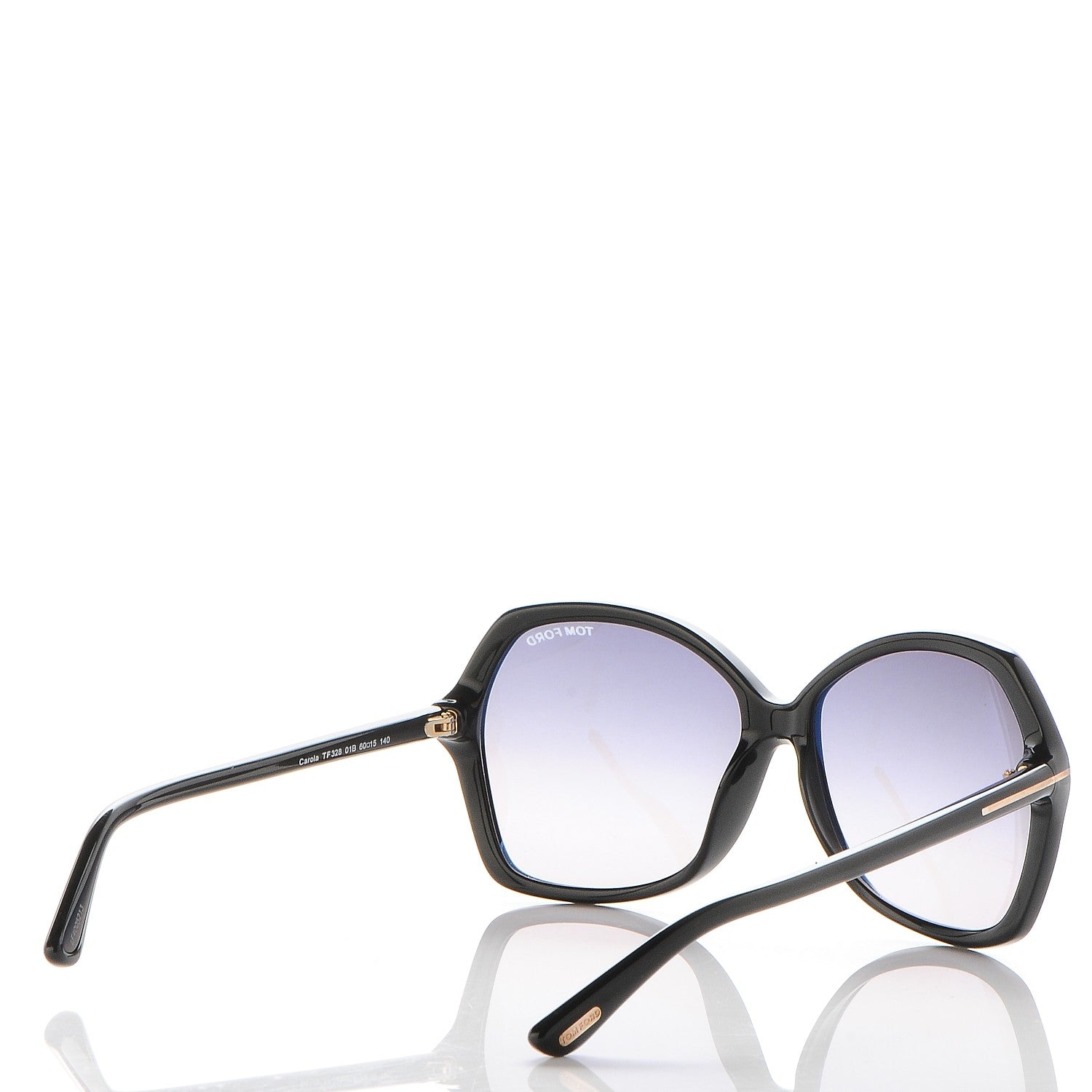 Tom Ford Carola Sunglasses TF328 Black 4 of 8