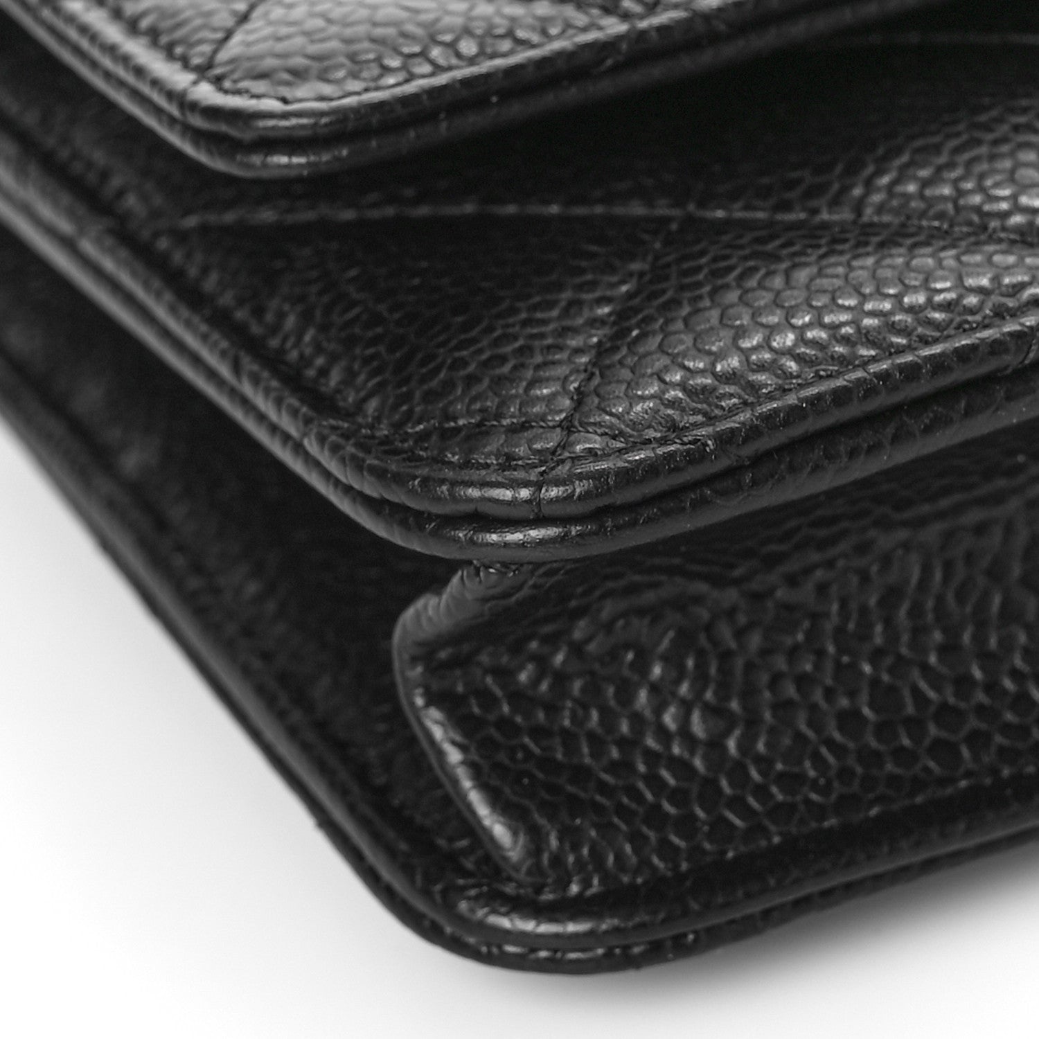 Chanel Caviar Quilted Wallet On Chain WOC Black 8 of 10