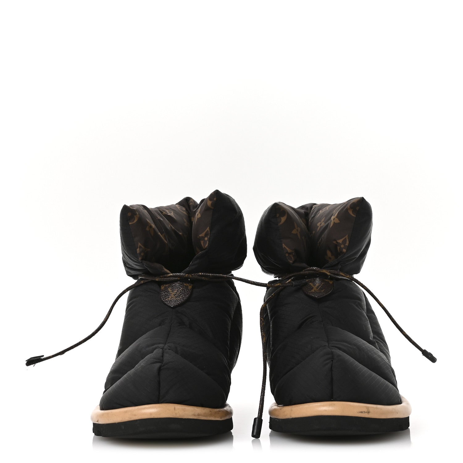 Louis Vuitton Nylon Monogram Pillow Comfort Ankle Boot 37.5 Black 3 of 11