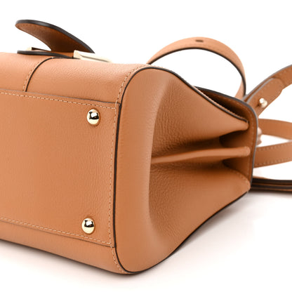 Delvaux Grained Calfskin Mini Brillant Satchel Natural 10 of 10