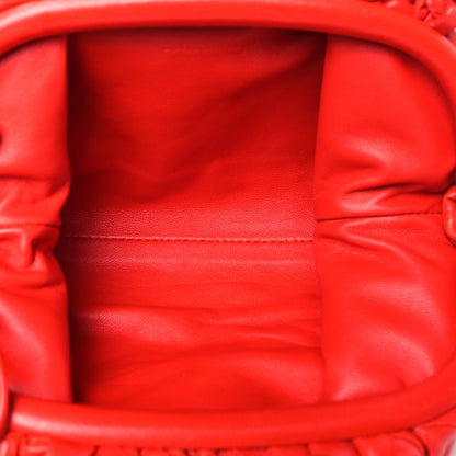 Bottega Veneta Nappa Intrecciato The Mini Pouch Bright Red 5 of 10
