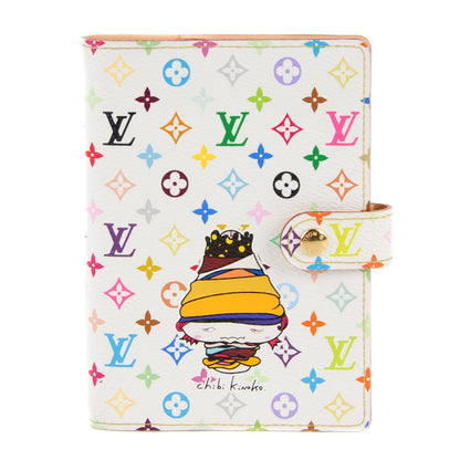 Louis Vuitton Monogram Multicolor Chibi Kinoko Small Ring Agenda Cover White 1 of 7