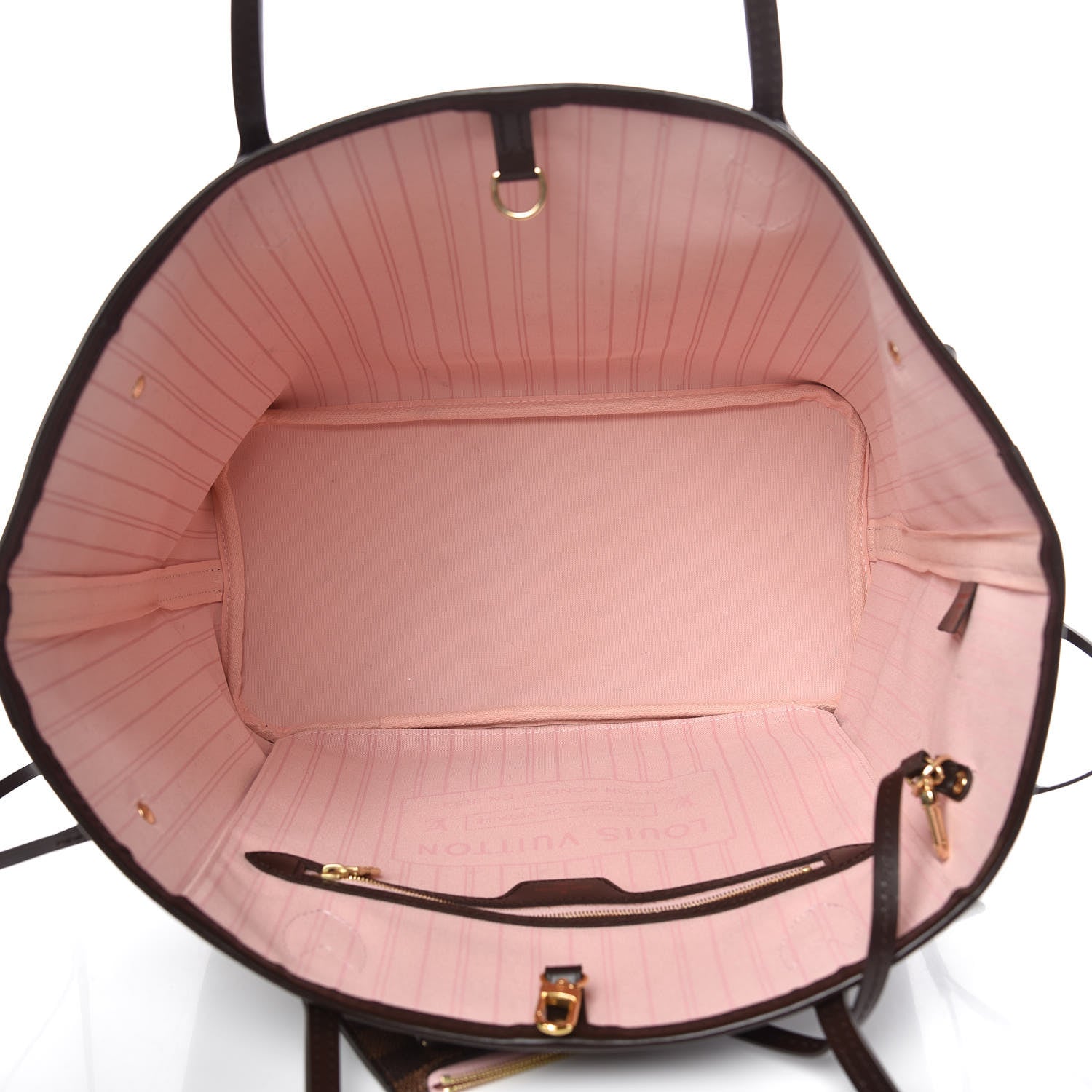 Louis Vuitton Damier Ebene Neo Neverfull MM Rose Ballerine 6 of 15