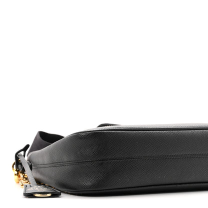 Prada Saffiano Lux Re-Edition 2005 Shoulder Bag Black 10 of 11