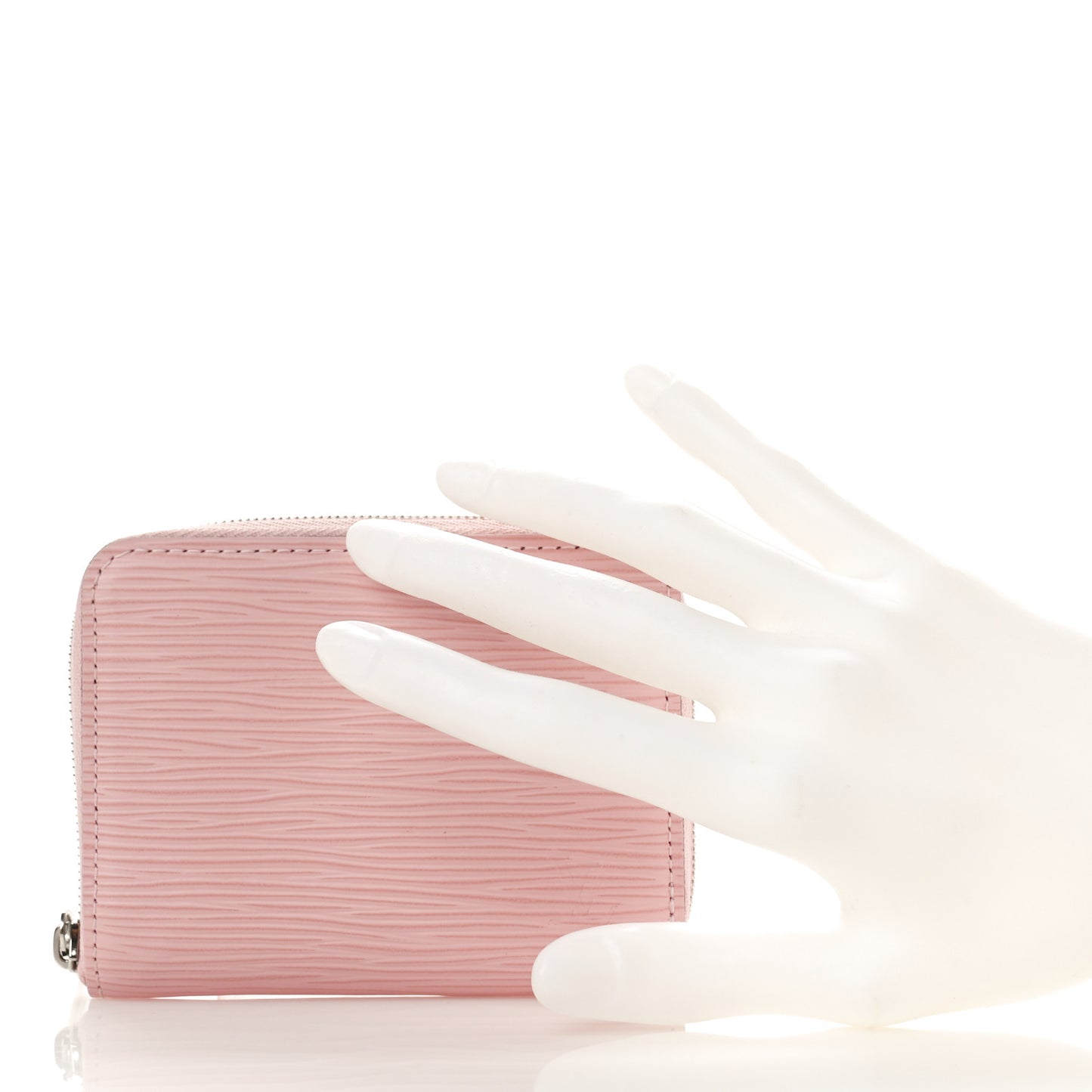 Epi Zippy Coin Purse Rose Ballerine