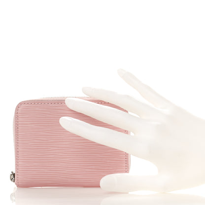 Louis Vuitton Epi Zippy Coin Purse Rose Ballerine 2 of 8
