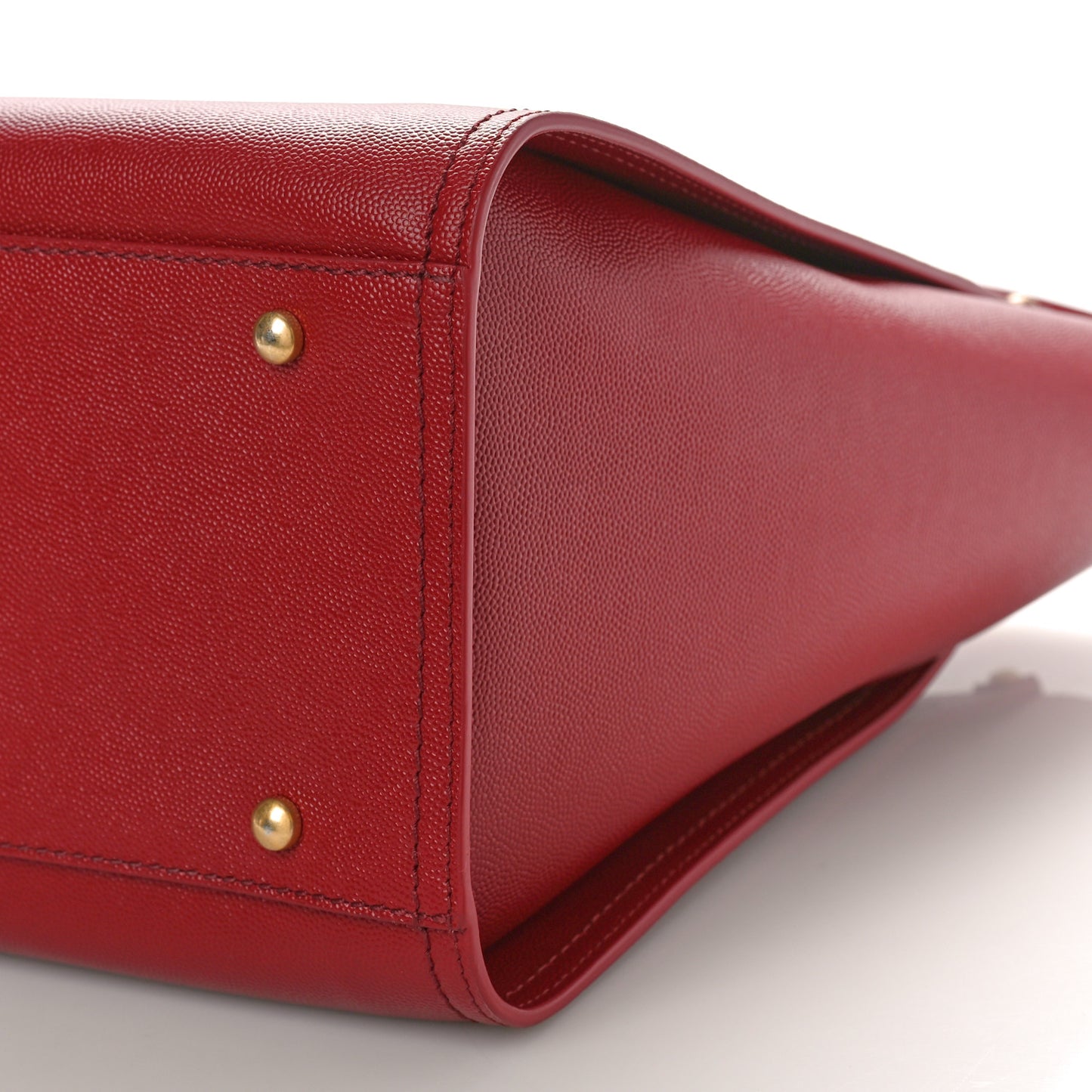 Caviar Small Studded Deauville Tote Red