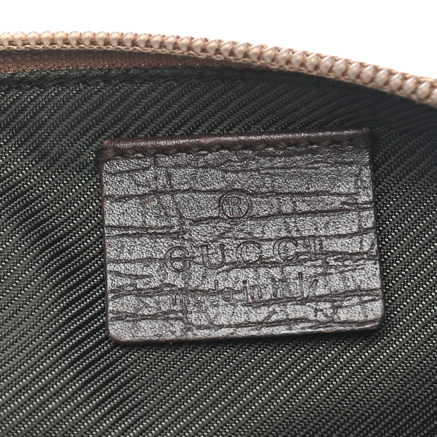 Monogram Web Boat Pochette Brown
