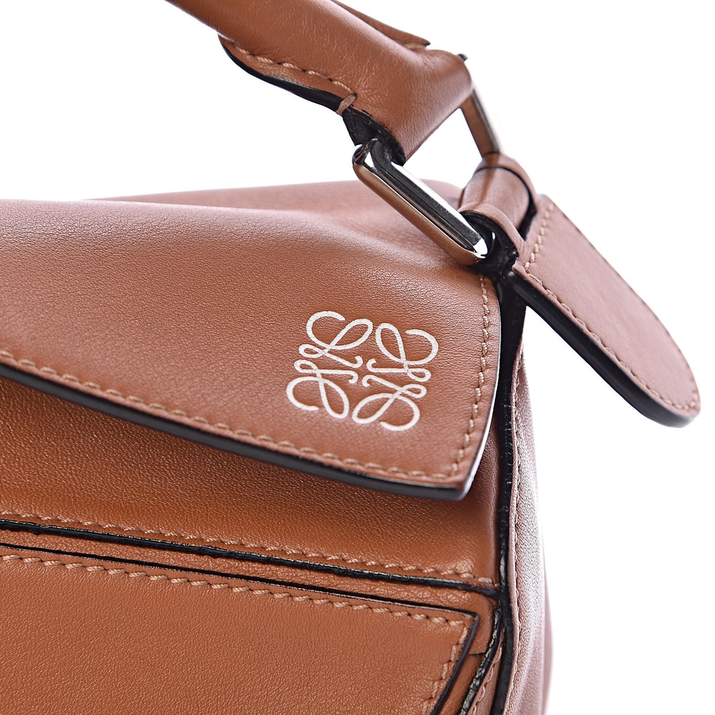 Calfskin Small Puzzle Bag Tan