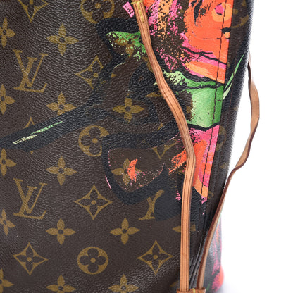 Louis Vuitton Monogram Roses Neverfull MM 25 of 37