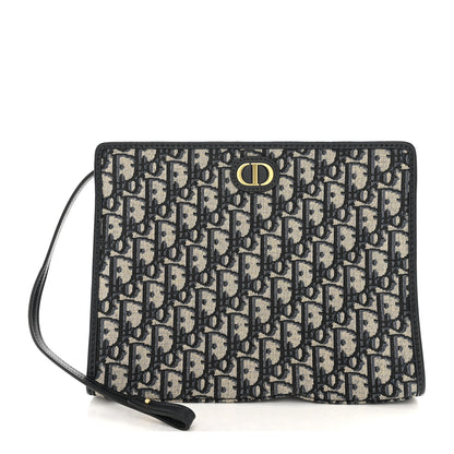 Christian Dior Oblique 30 Montaigne Pouch Blue 1 of 9