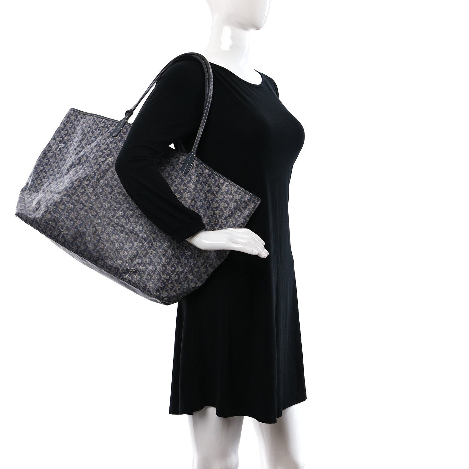 Goyard Goyardine Saint Louis GM Grey 2 of 14