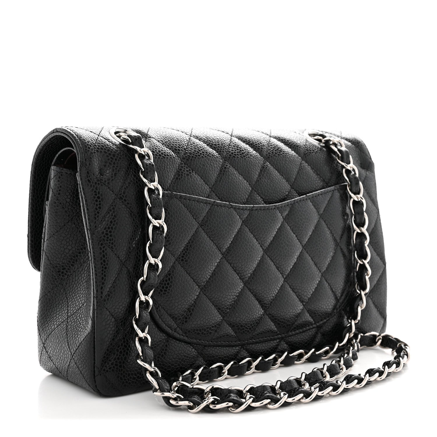Chanel Caviar Quilted Small Double Flap Black 3 of 10