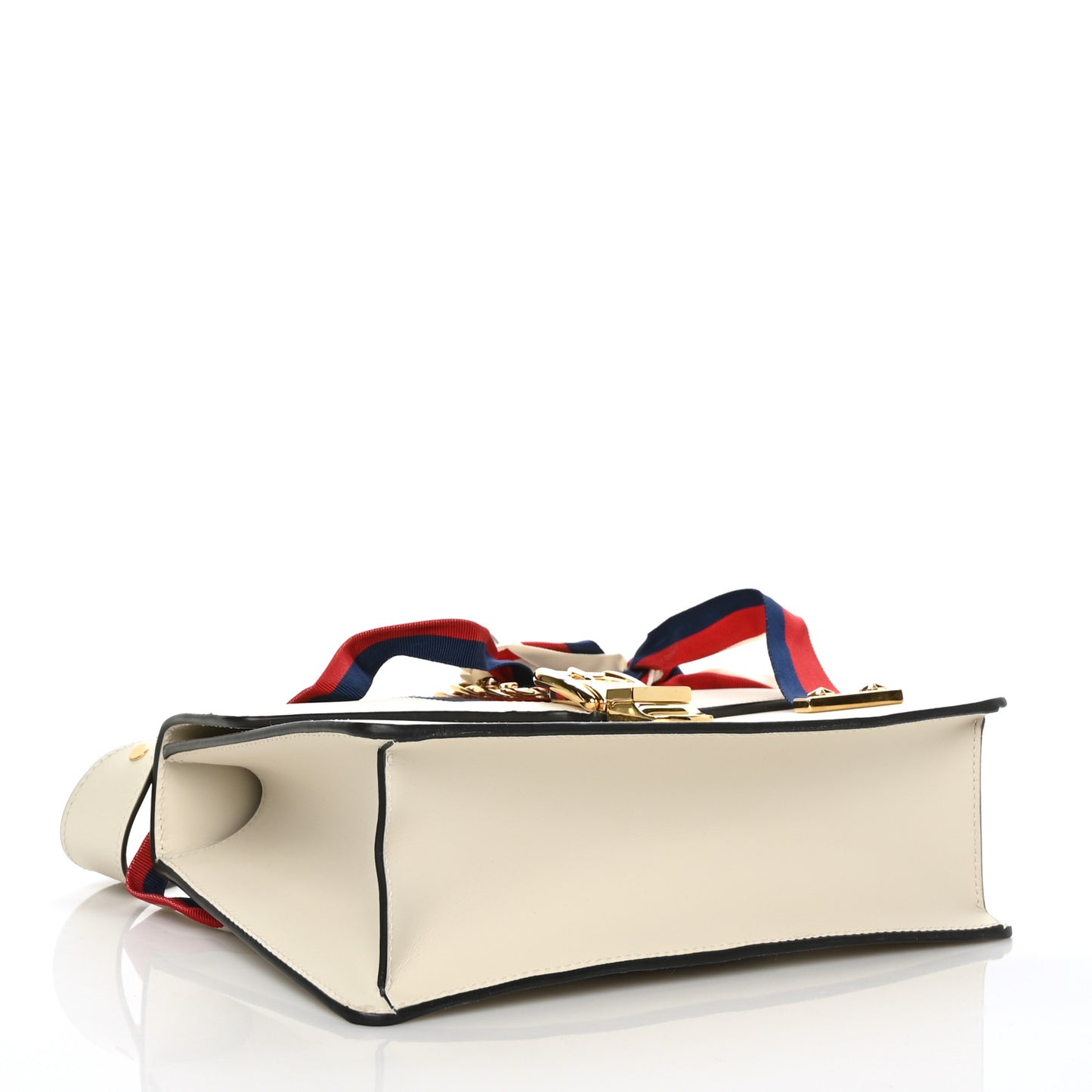 Calfskin Small Sylvie Shoulder Bag Off White