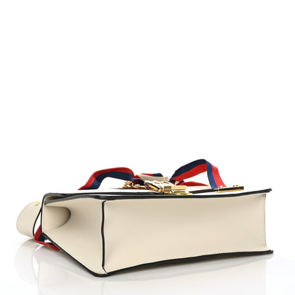 Gucci Calfskin Small Sylvie Shoulder Bag Off White 4 of 8