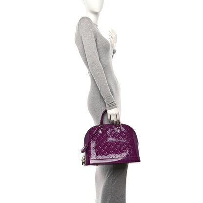 Louis Vuitton Vernis Alma MM Amethyste 2 of 9