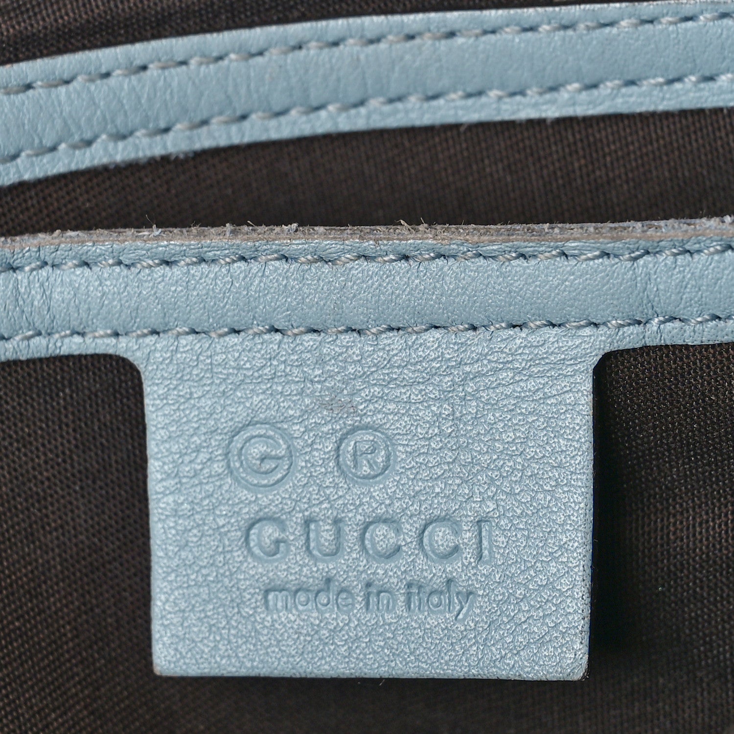 Gucci Guccissima Medium Joy Boston Light Blue 6 of 9