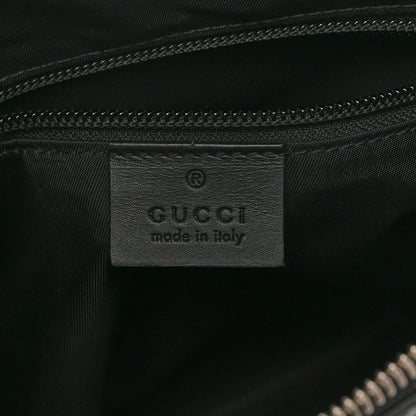 Gucci GG Supreme Monogram Web Messenger Bag Black 6 of 10
