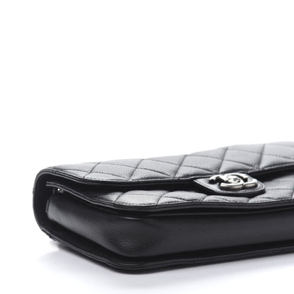 Chanel Goatskin Quilted Medium Perfect Edge Flap Black 6 of 11