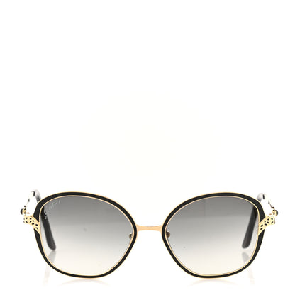 Cartier Panthere De Cartier Sunglasses Gold Black 2 of 8