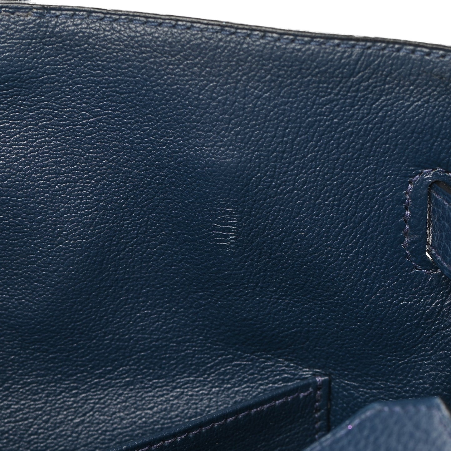 Taurillon Clemence Birkin 35 Bleu Brighton