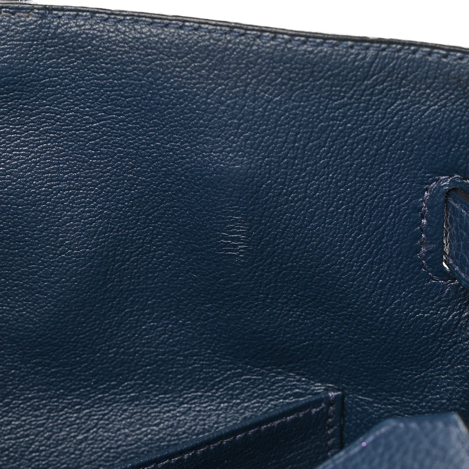 Hermes Taurillon Clemence Birkin 35 Bleu Brighton 12 of 12